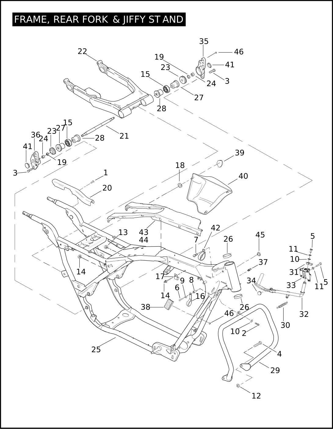 street glide parts diagram