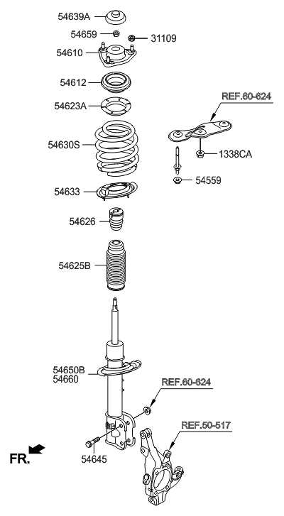 strut parts diagram