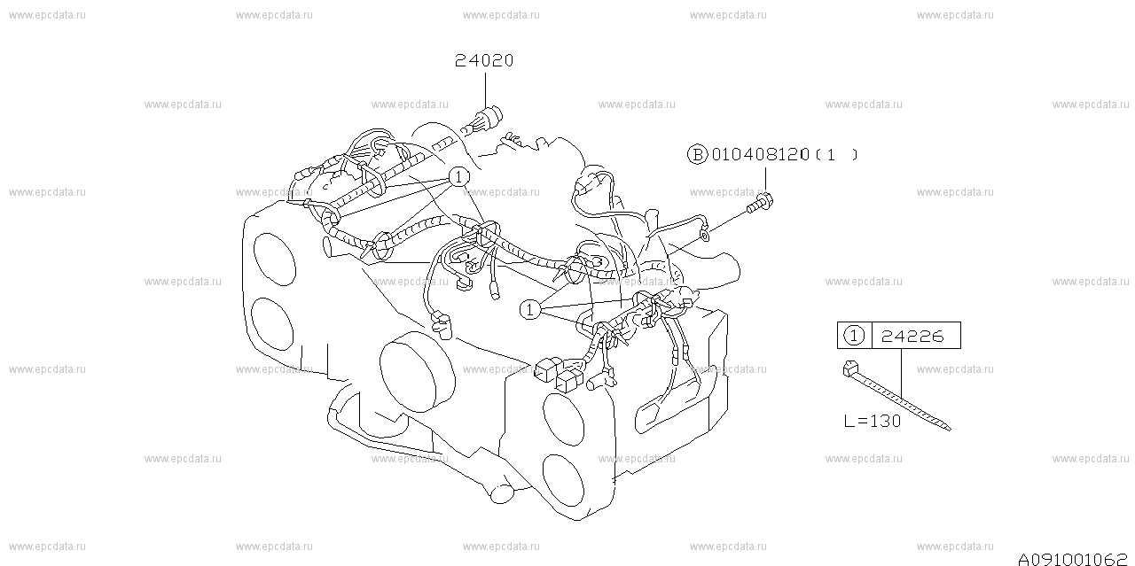 subaru forester engine parts diagram