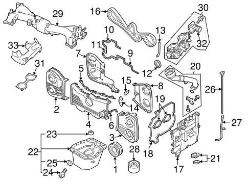 subaru forester engine parts diagram