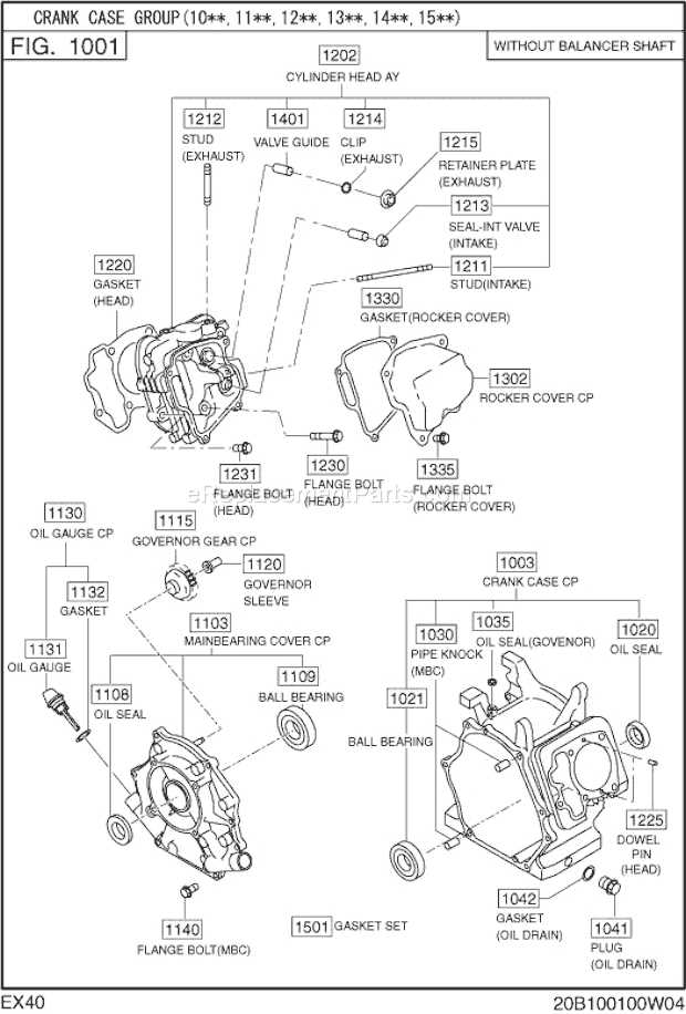 subaru robin engine parts diagram