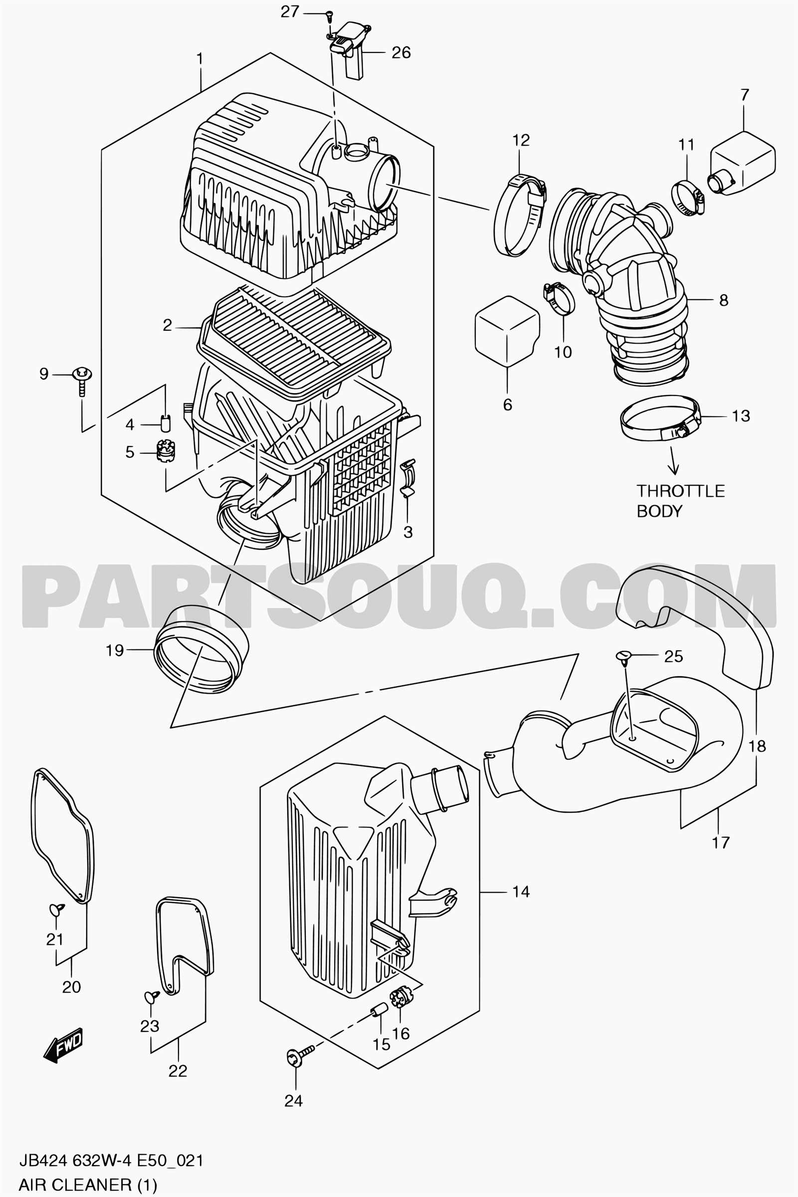 suzuki grand vitara parts diagram