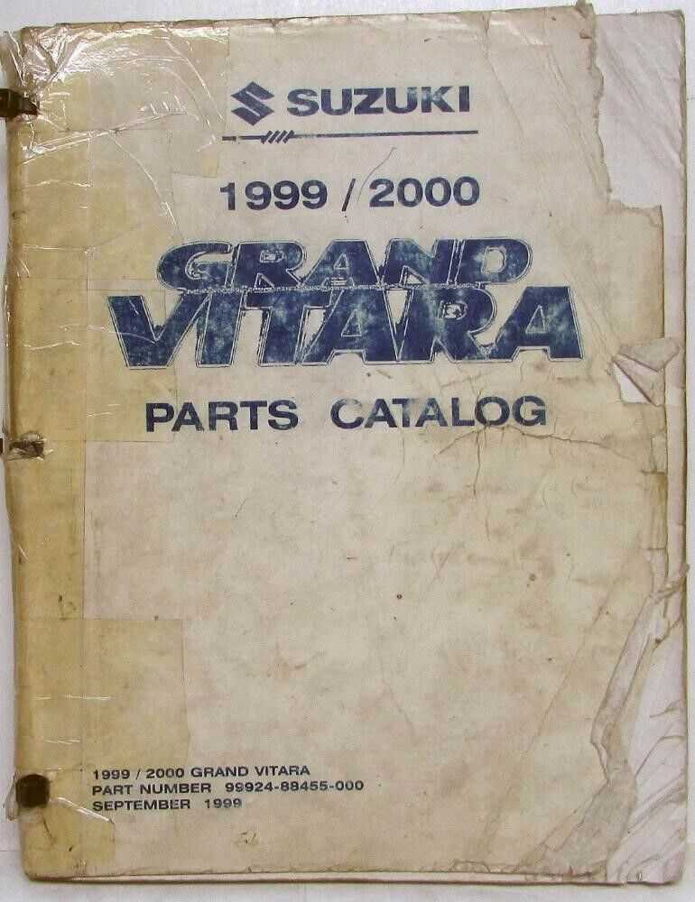 suzuki grand vitara parts diagram