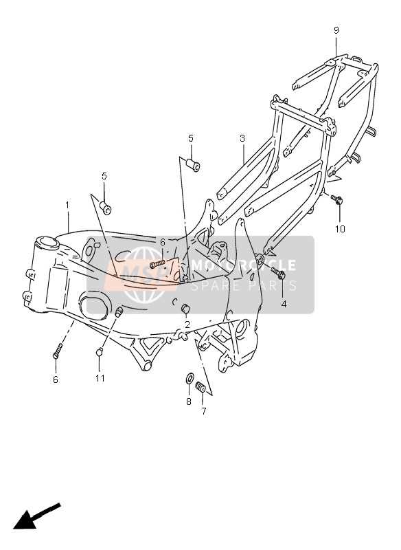 suzuki katana 600 parts diagram