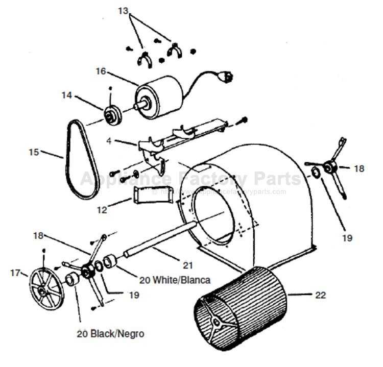 swamp cooler parts diagram