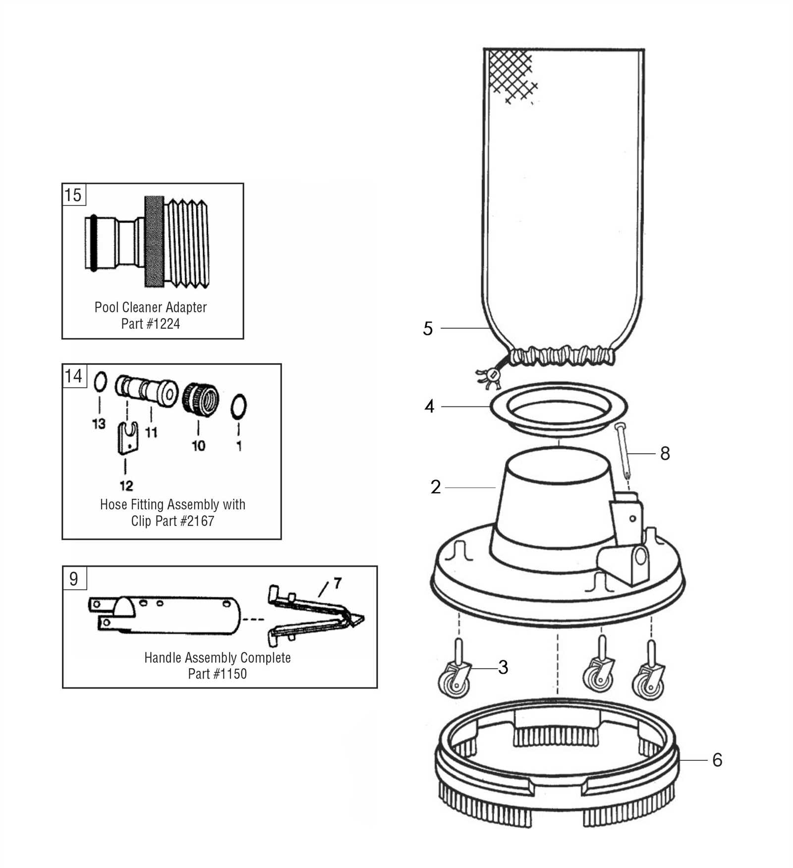 swimming pool parts diagram