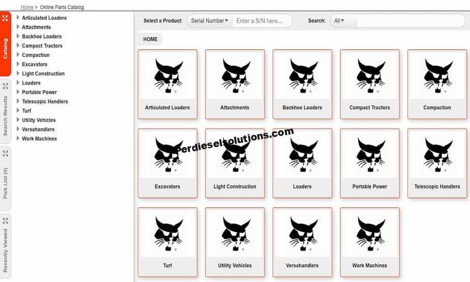 bobcat online parts diagram