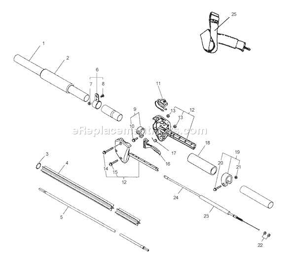 echo pole saw parts diagram