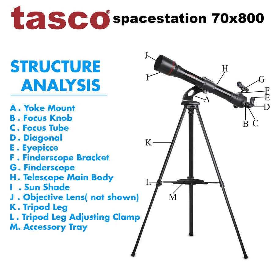 tasco telescope parts diagram