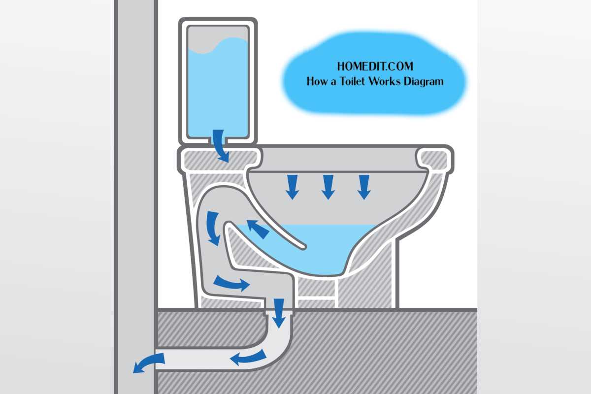 toilet part names diagram