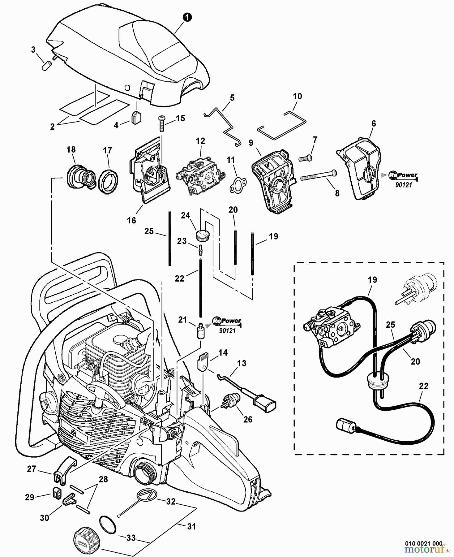 echo cs 310 parts diagram