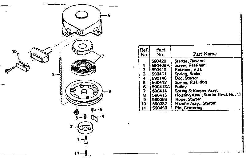 tecumseh 10 hp engine parts diagram