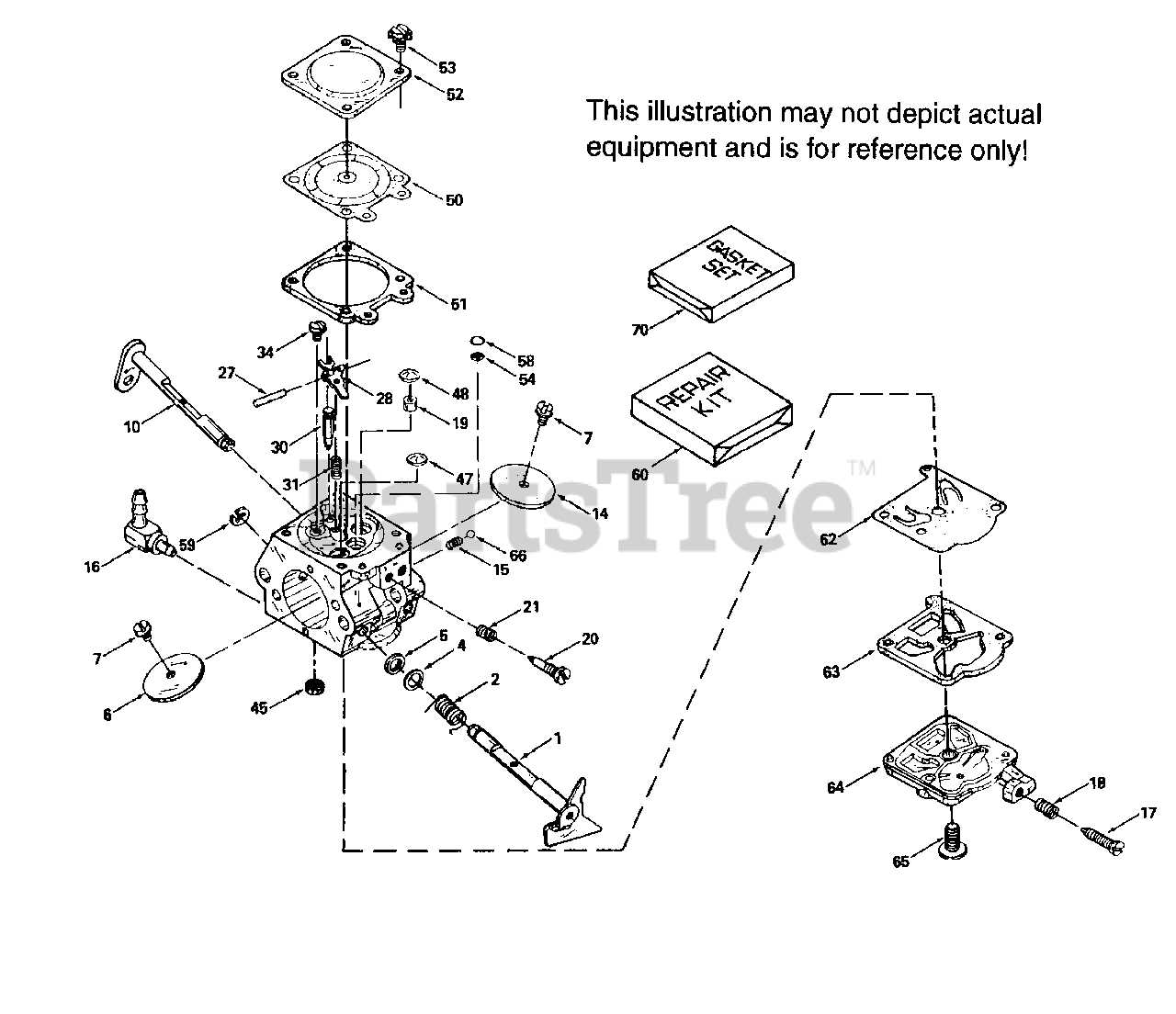 tecumseh carburetor parts diagram