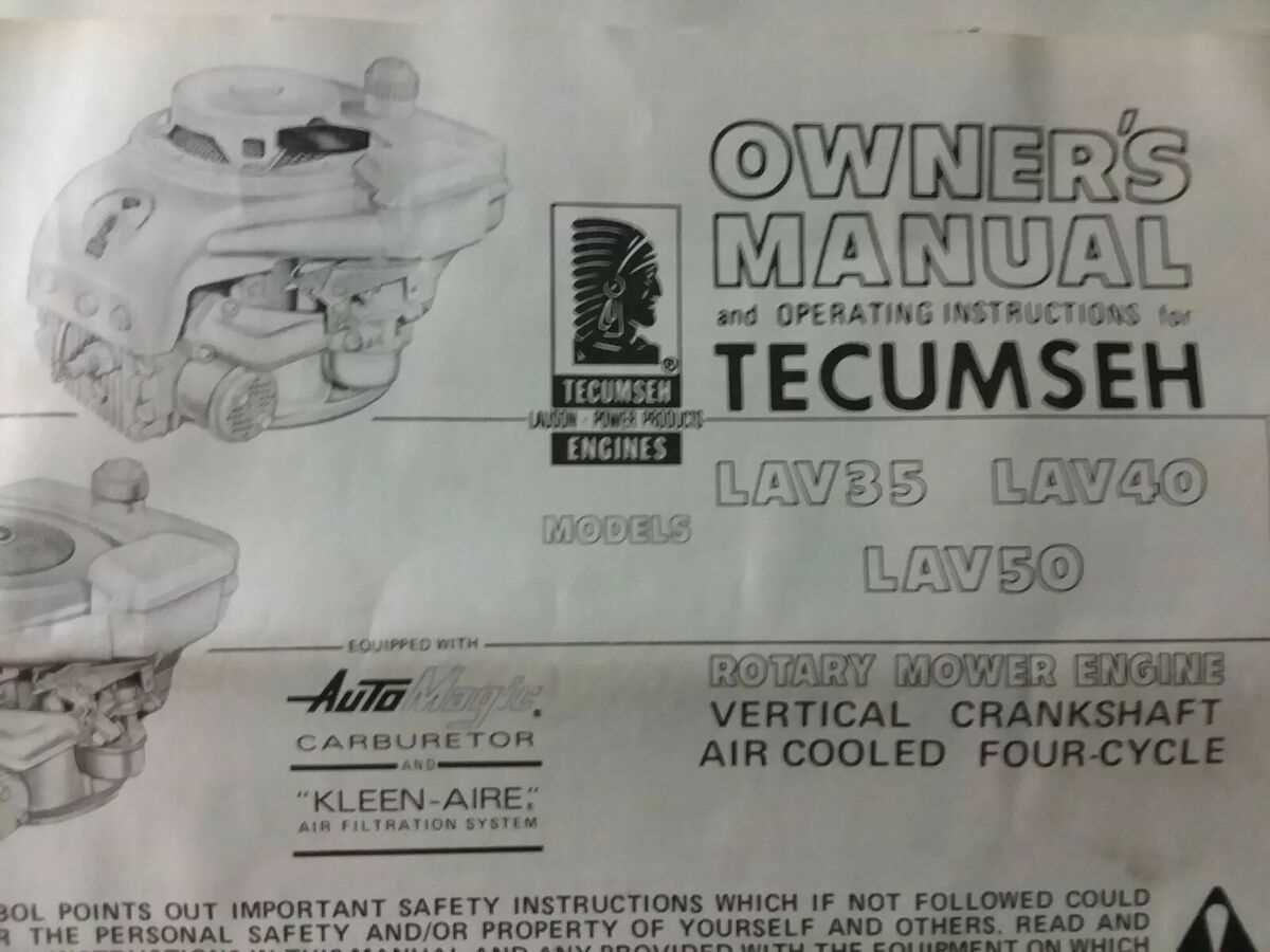 tecumseh lawn mower parts diagram