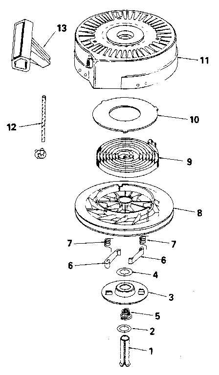 tecumseh lawn mower parts diagram