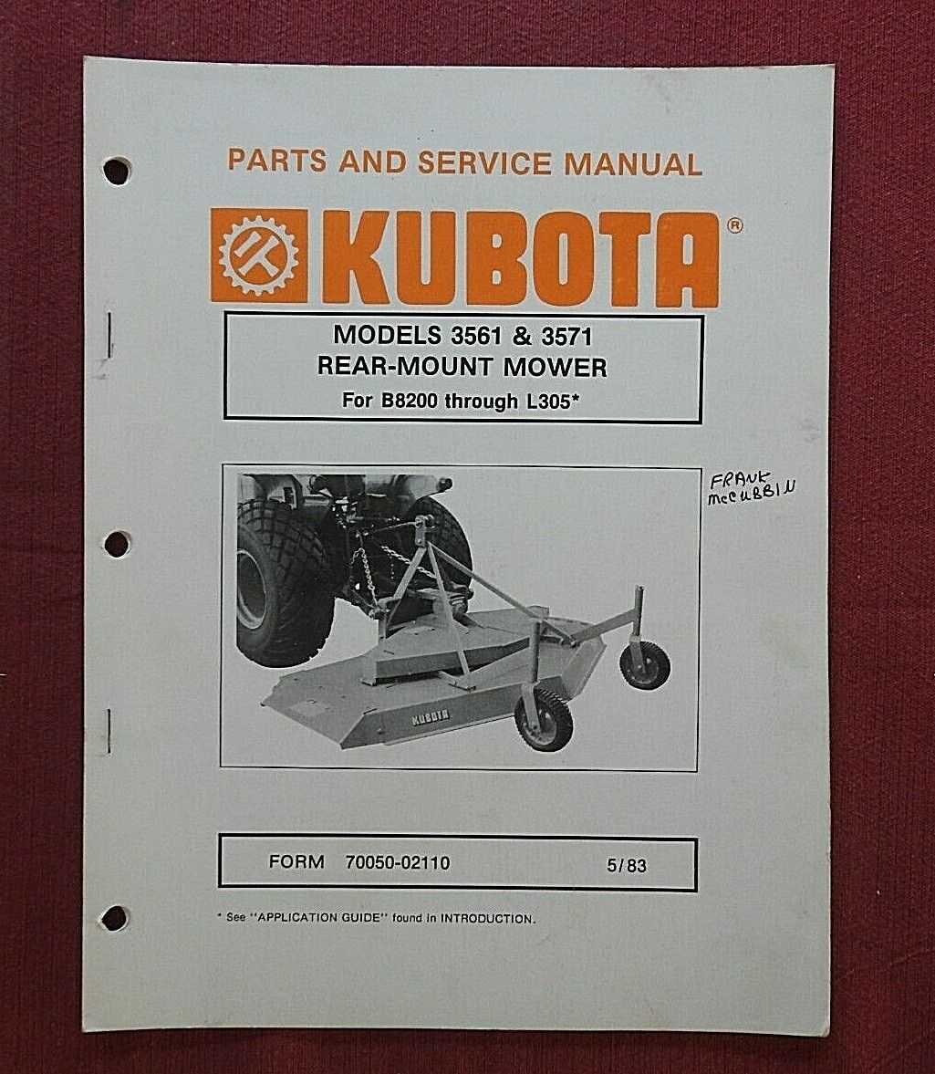 kubota b8200 parts diagram