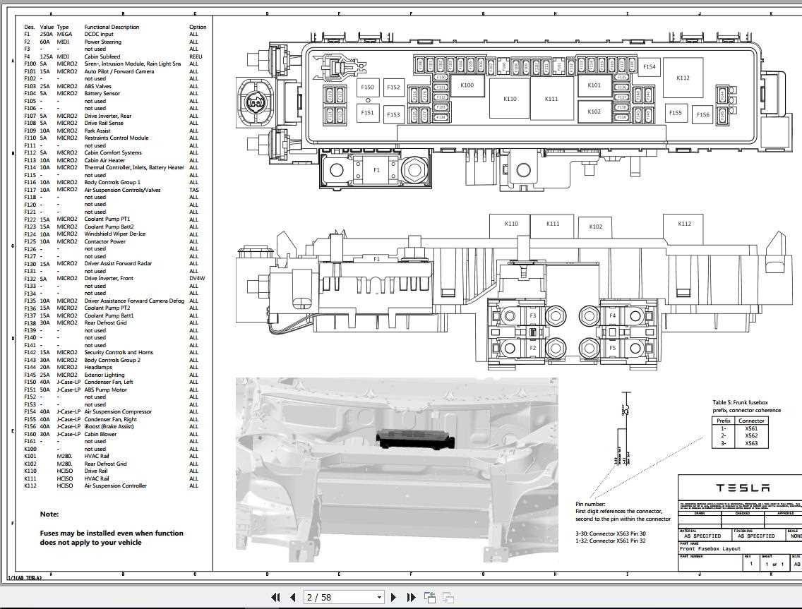 tesla model 3 parts diagram