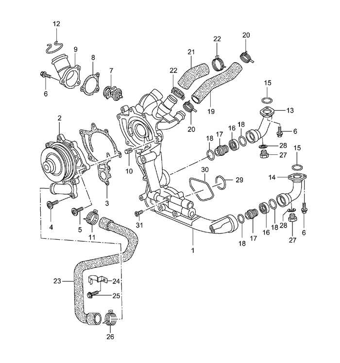 porsche 996 parts diagram