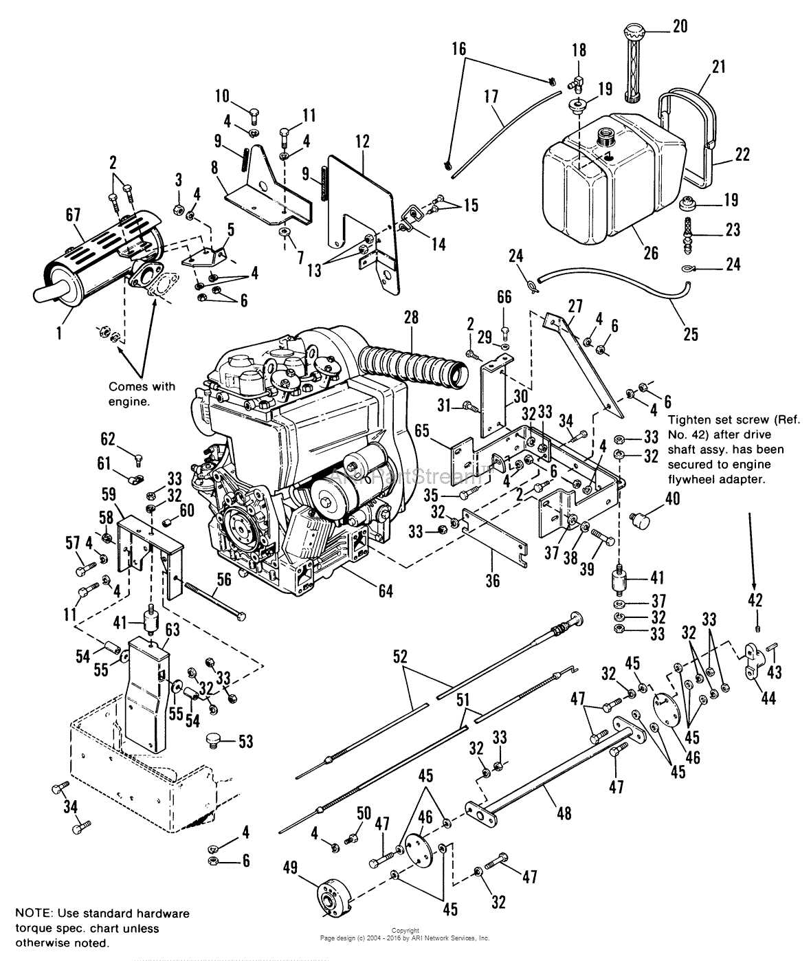 engine parts diagram