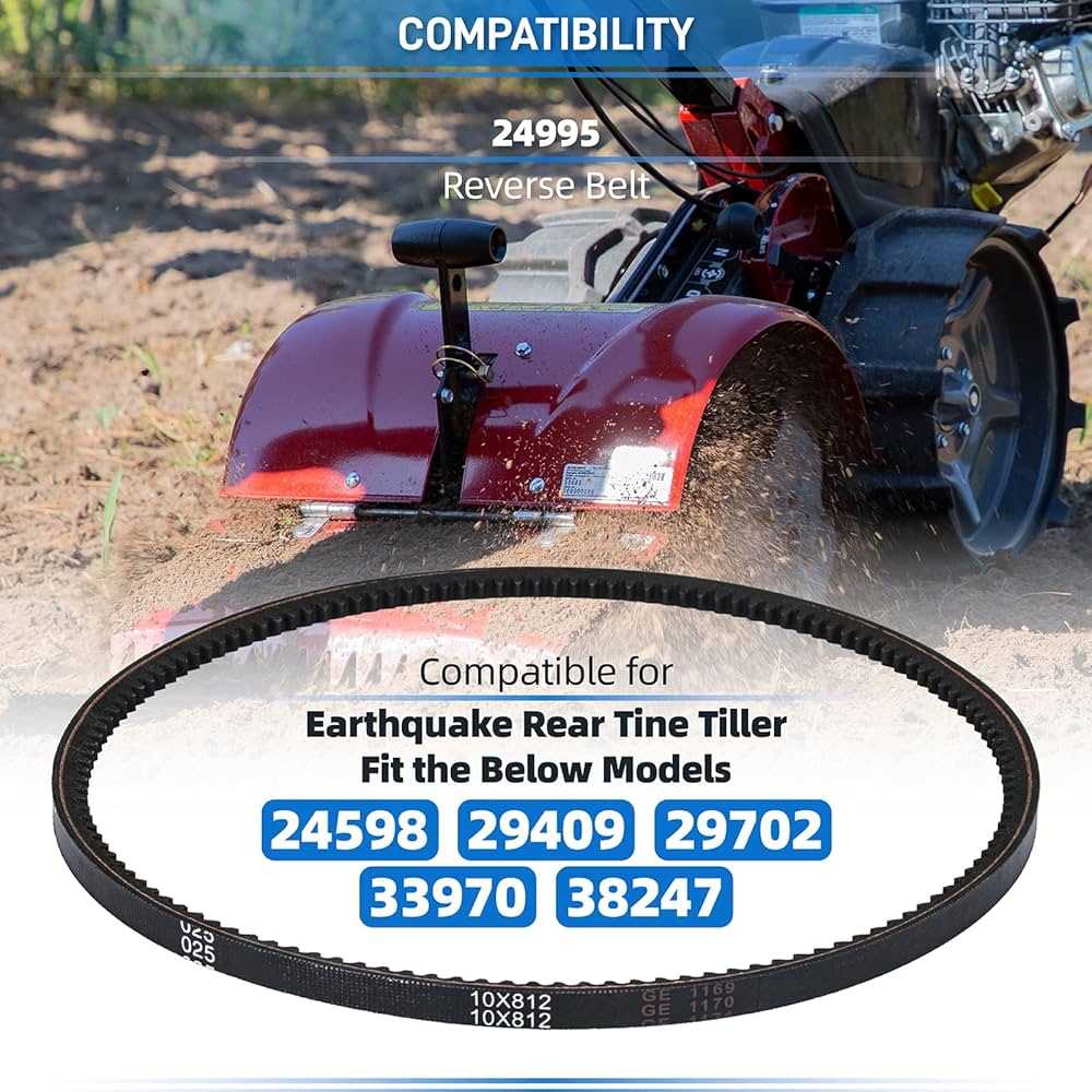 earthquake rear tine tiller parts diagram