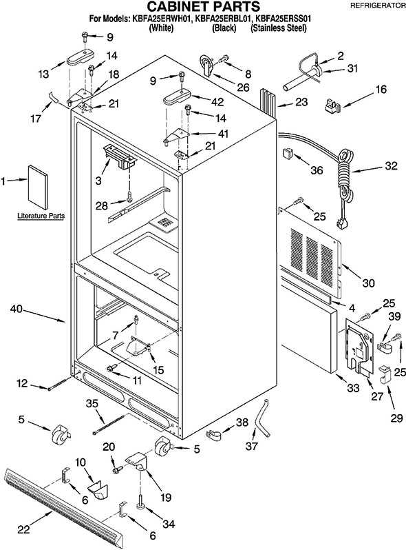 hisense refrigerator parts diagram