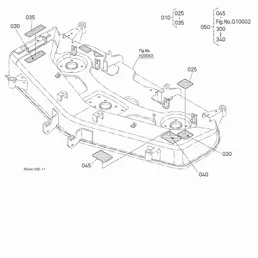 60 inch deck kubota rck60 mower deck parts diagram