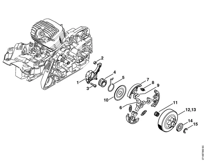 stihl ms311 parts diagram