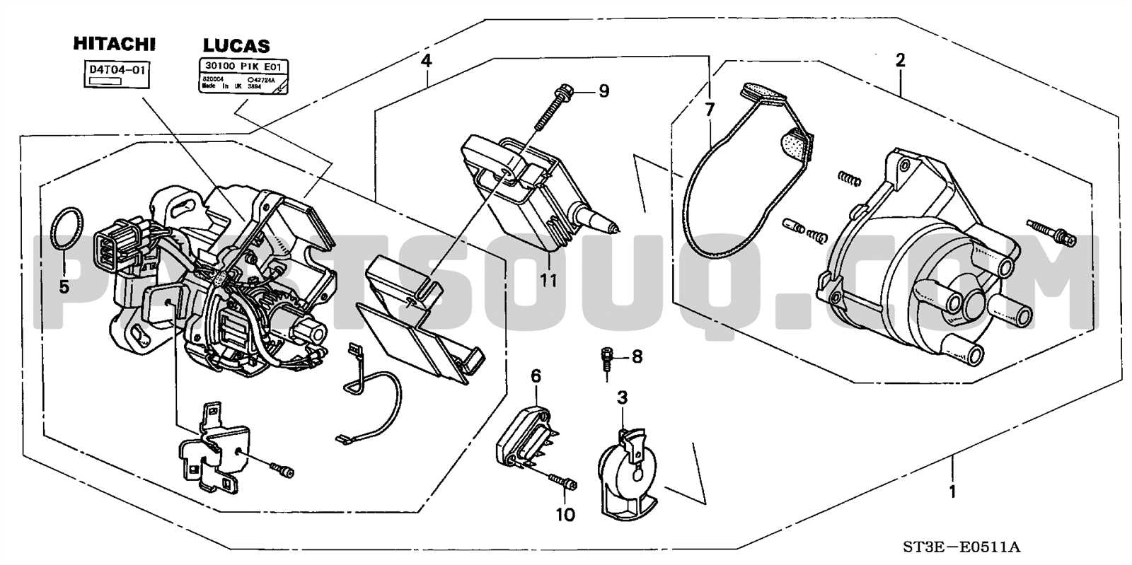 honda parts diagram civic