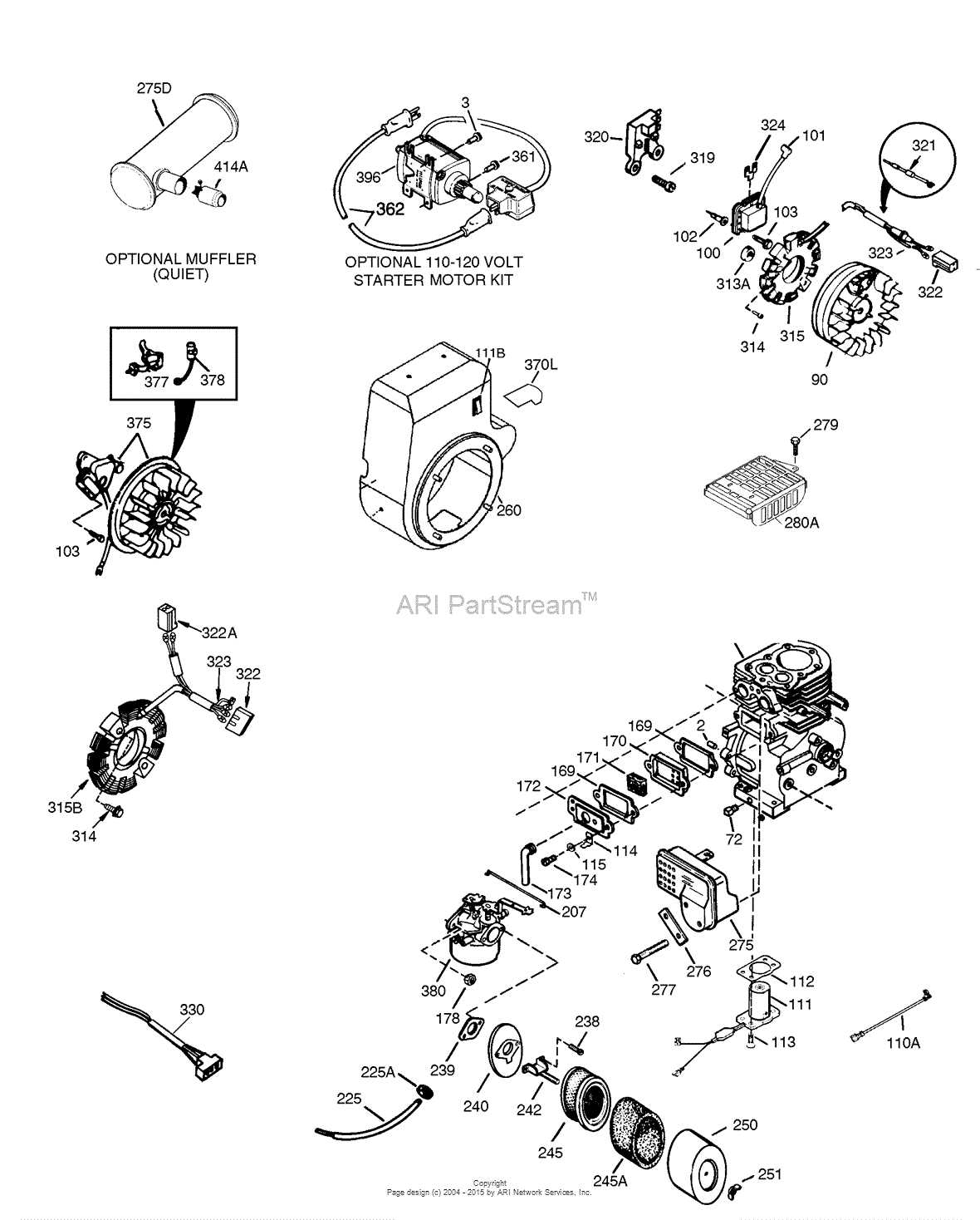 tecumseh 10 hp engine parts diagram