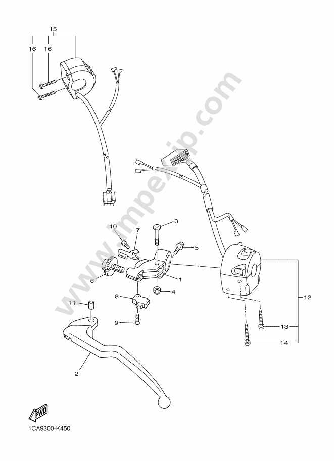 yamaha fz1 parts diagram