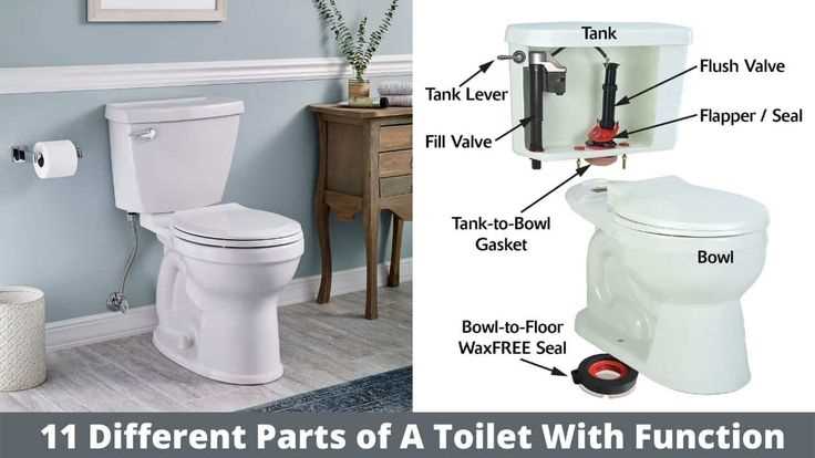 toilet part names diagram