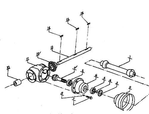 tonutti hay tedder parts diagram