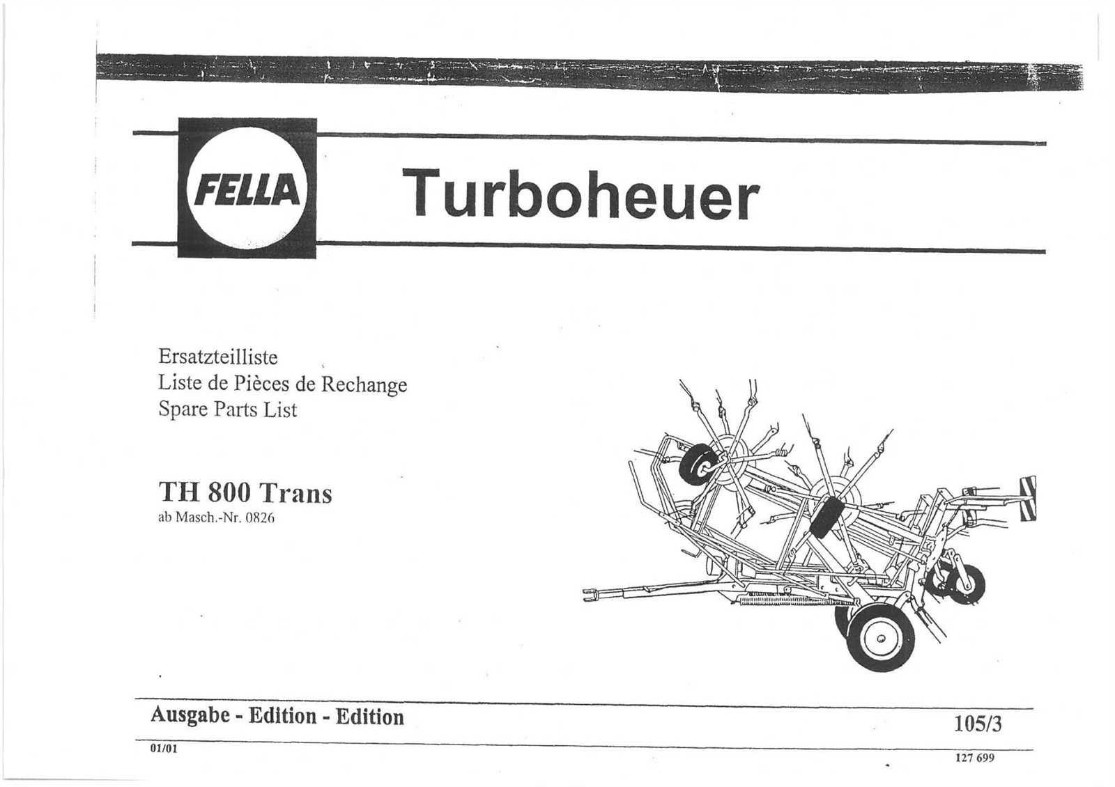 tonutti hay tedder parts diagram