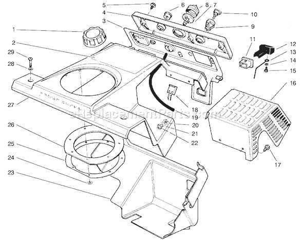 toro 3650 parts diagram