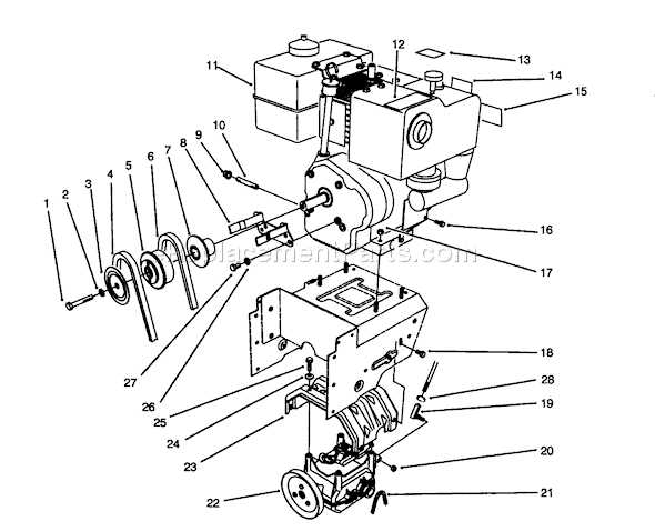 toro 524 snowblower parts diagram