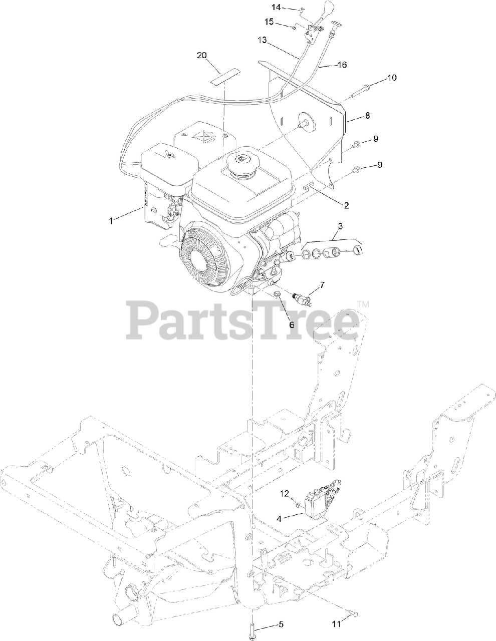 toro lx420 parts diagram