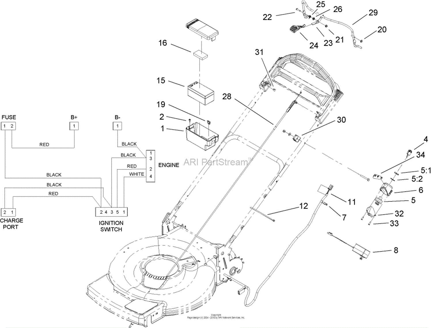 toro personal pace parts diagram