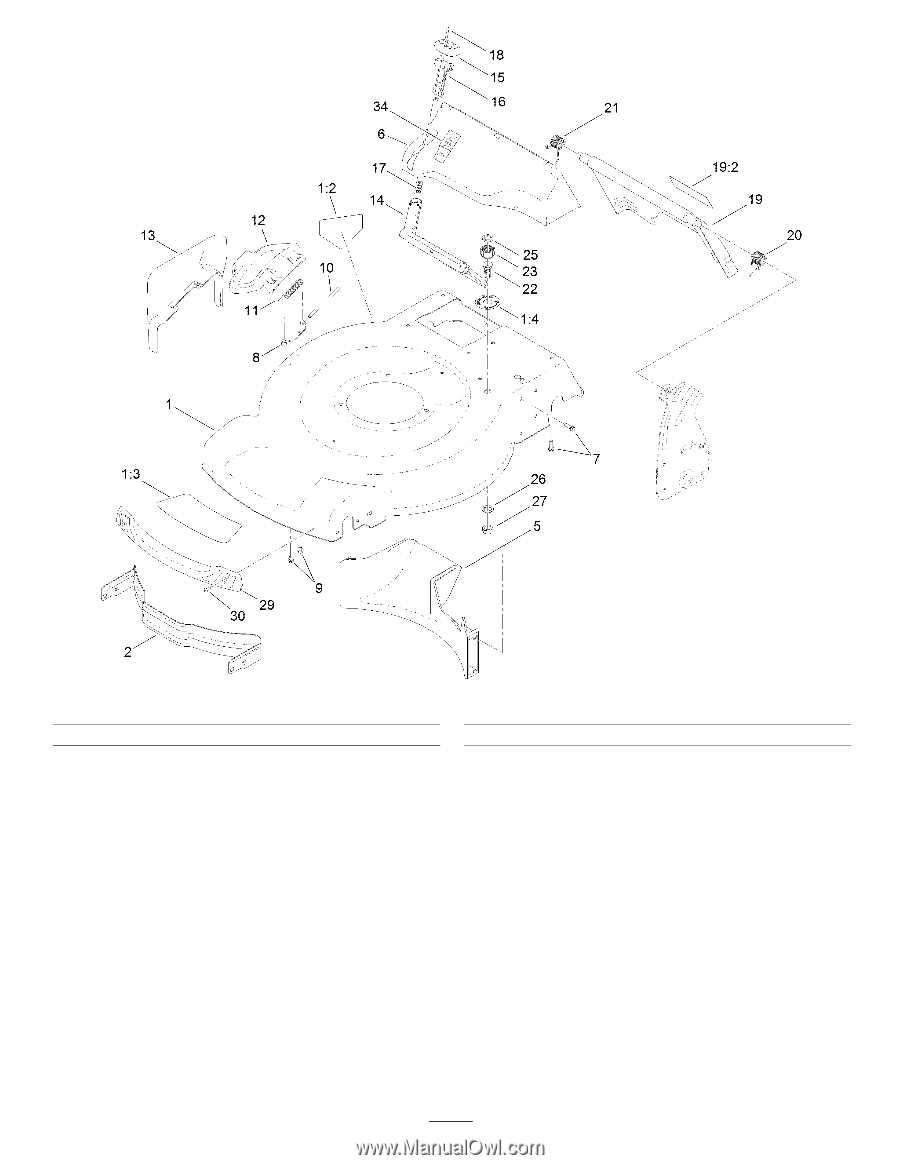 toro personal pace parts diagram