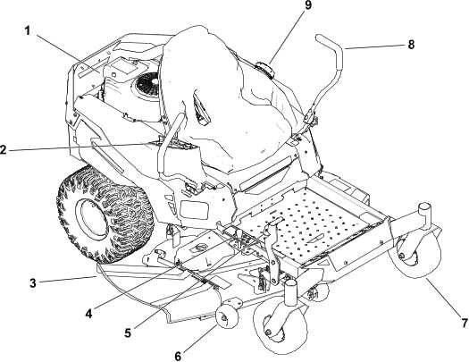 toro timecutter 50 parts diagram