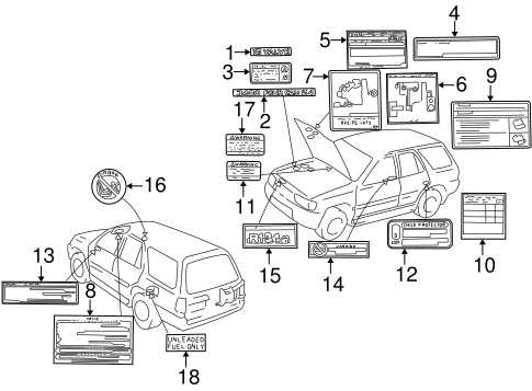 3rd gen 4runner parts diagram