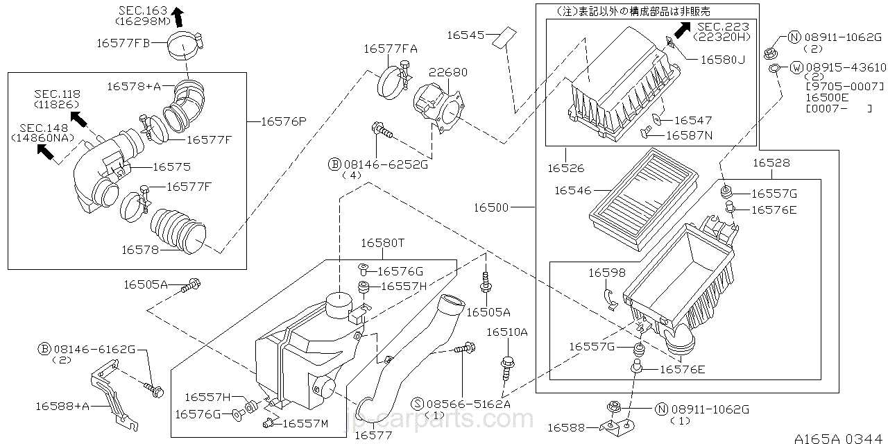 2002 nissan pathfinder parts diagram