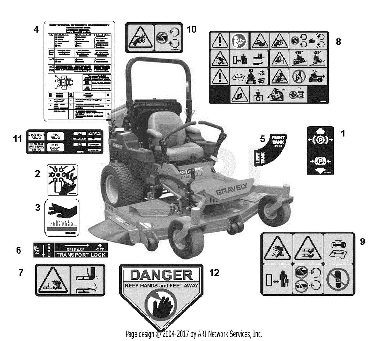 zd331 parts diagram