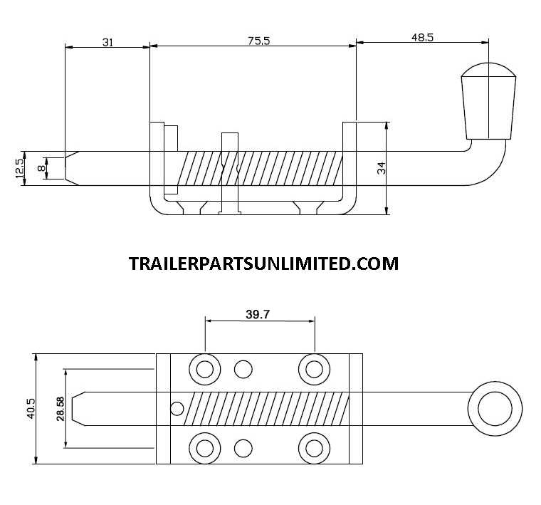 trailer coupler parts diagram