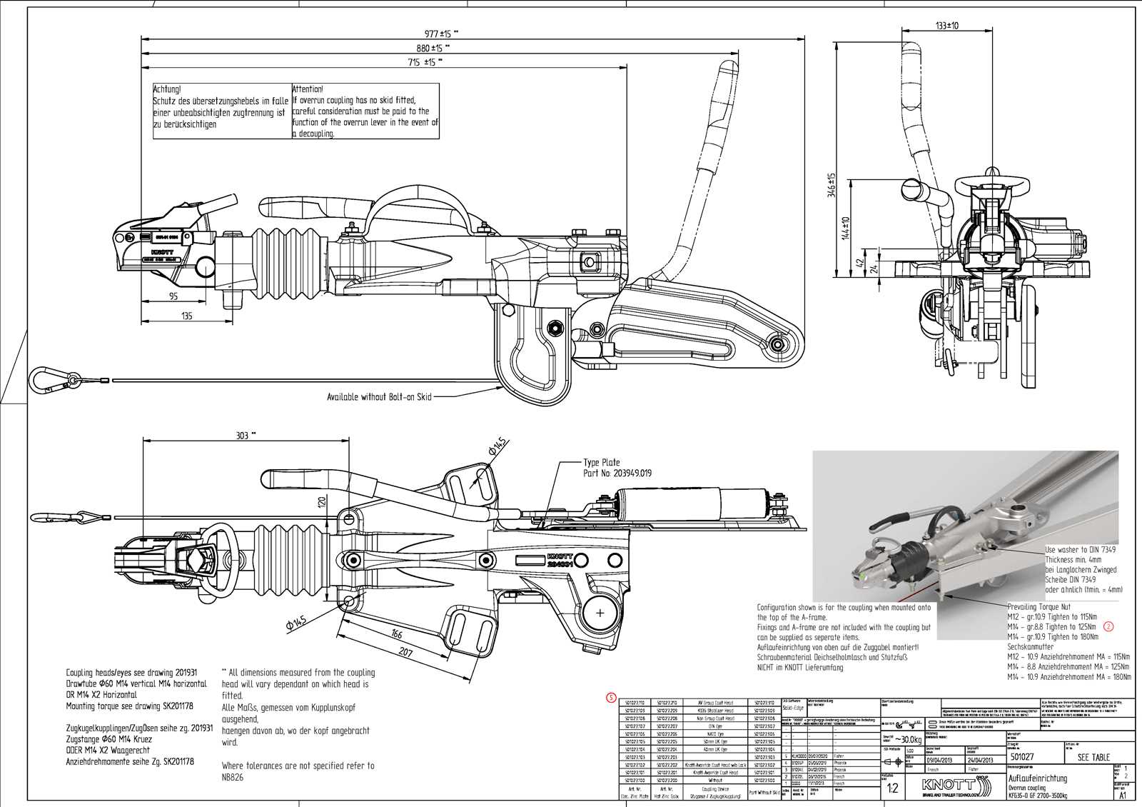 trailer tongue parts diagram