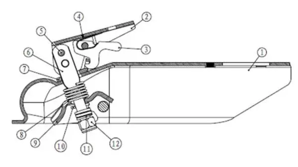 trailer tongue parts diagram