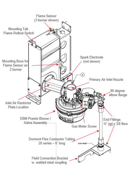 trane xe90 furnace parts diagram