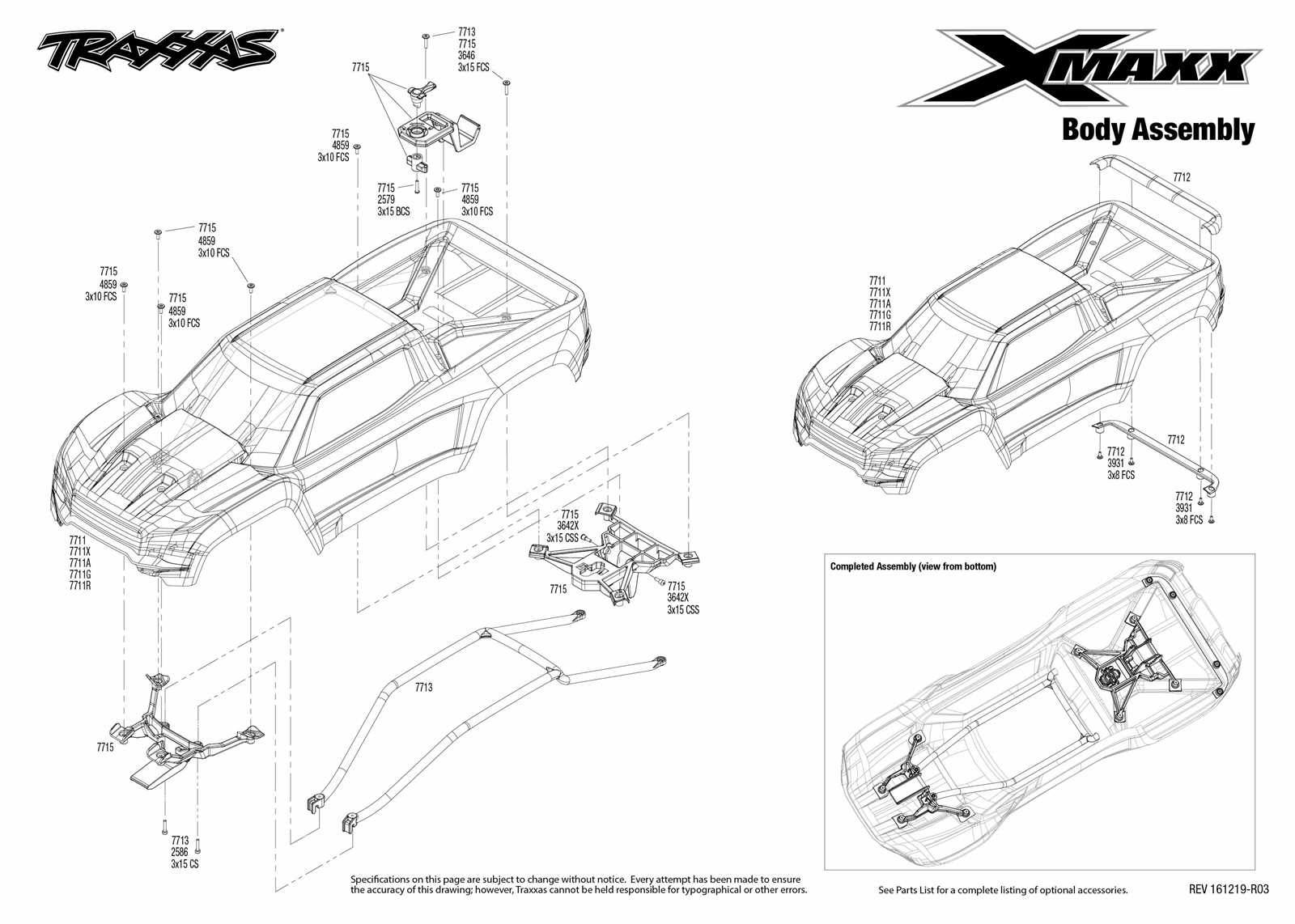 traxxas e maxx brushless parts diagram