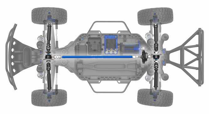 traxxas slash ultimate parts diagram