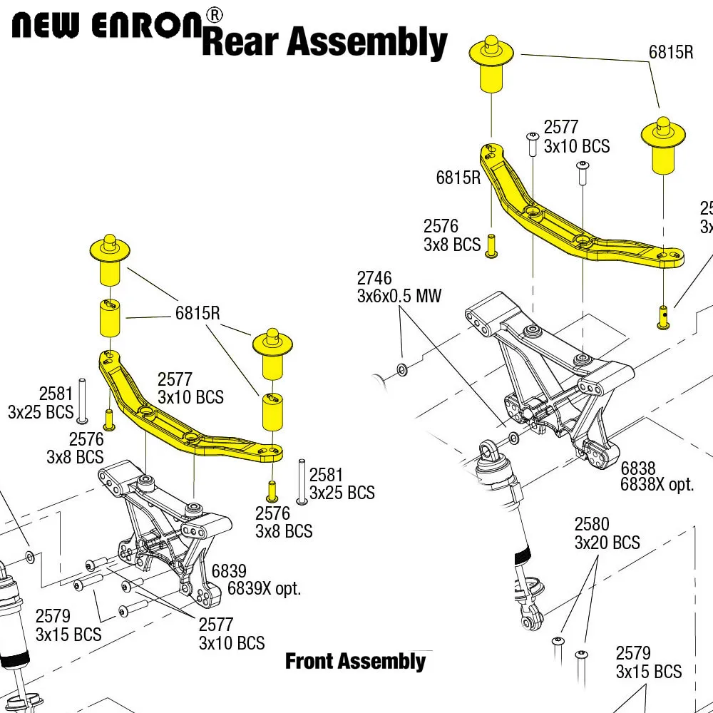 traxxas stampede steering parts diagram