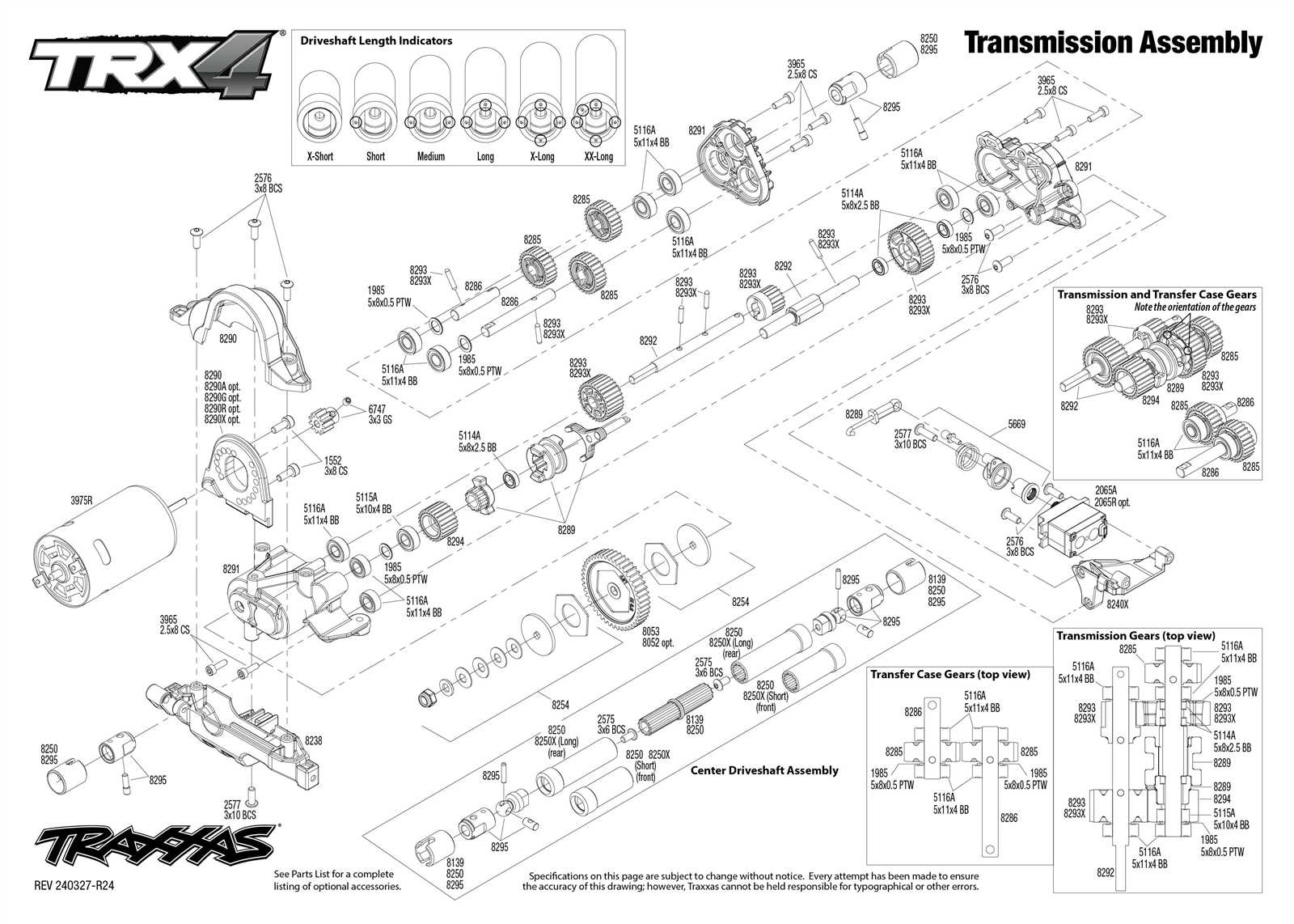 traxxas trx4 parts diagram